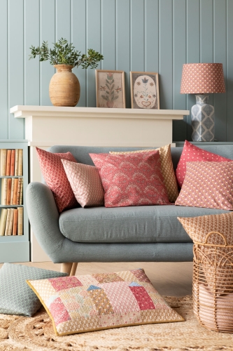 Tilda Patchwork Stoff Baumwolle - Sanctuary - Cottonfield Ochre